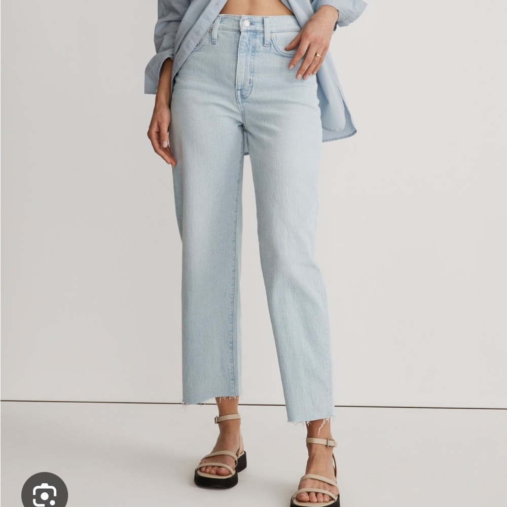 Madewell Perfect Fit vintage wide leg crop jean 30 ward wash